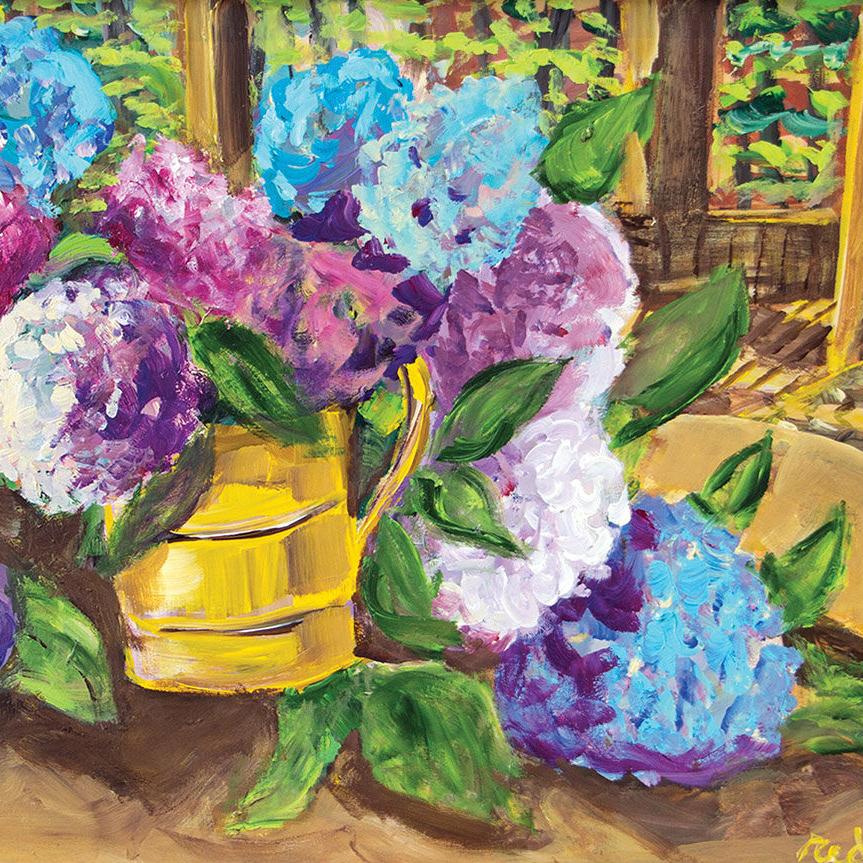 Red Grooms Gets His Flowers